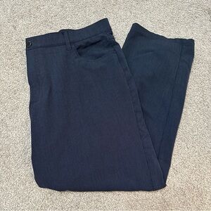 Daniel Hechter Dark Blue Casual Dress Striped Pants